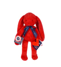 Lapin Meloe 37cm – Rouge passion – Je t'aime a la folie - Maïlou Tradition