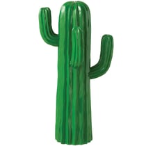 Cactus décoratif vert en résine 41 cm