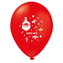 6 Ballons Joyeux noël