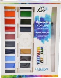 Set de voyage 18 couleurs L'Aquarelle Nomade