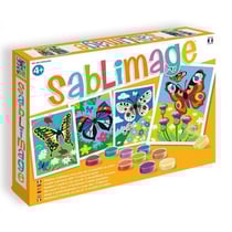 Sablimage papillons - sable coloré - sentosphere - 8813 - loisir créatif