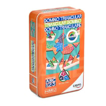 Domino triangulaire en boite métal - Cayro