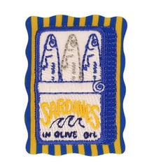 Ecusson été sardines 36x50 mm