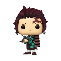 Demon Slayer: Kimetsu no Yaiba - Figurine POP! Tanjiro w/Crow 9 cm - Funko