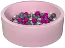 Piscine à balles Aire de jeu + 150 balles rose perle, rose, gris