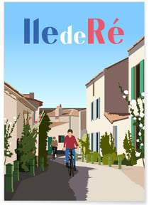 Affiche Île de Ré 2 | A3 : 29,7x42cm