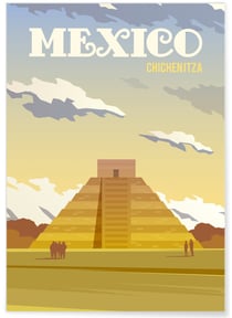 Affiche Mexico | A3 : 29,7x42cm