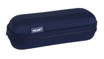 Trousse ovale semi-rigide 430 since 1918 collection, bleu marine