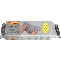 Pâte à modeler - Auto durcissant - Gris - Séchage sans four - 1kg - Jovi
