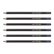 Crayon de couleur POSCA PENCIL - Bleu marine - Lot de 6