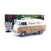 Voiture Miniature de Collection - JADA TOYS - VOLKSWAGEN Beetle Bus - 1965 - Blanc / Crème - 1/24