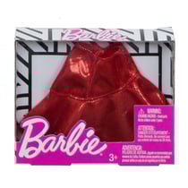 Mattel - fxh83 - barbie - accessoire poupee - jupe brillante rouge - robe - tenue - habit