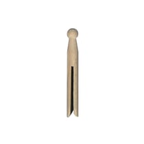 Pinces à linge avec tête ronde, 11 cm, sachet 50 pces
