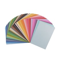 Papier cartonné A4 - 216 g - 60 couleurs assorties - Texturé - Florence - 60 feuilles