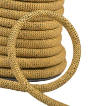 Cordon chiné pour anses de sacs 10mm moutarde au mètre