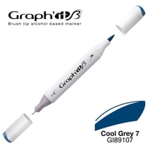 Graph'It - Marqueur manga à l'alcool Graph'it Brush 9107 Cool Grey 7