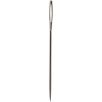 Aiguilles à broder, dim. 20, L : 43 mm, avec pointe, 25 pièces/ 1 Pq.