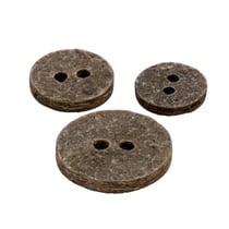 Bouton pierre rond gris anthracite noir