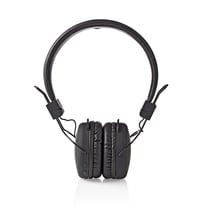 Nedis Casque Audio Bluetooth Supra-Auriculaires Pliable avec Microphone Noir