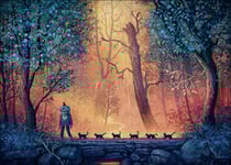 Puzzle 1000 pièces - Marche en Forêt - Heye