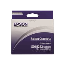 Ruban d'imprimante Epson - S015262 - Noir - Tissu - Pour LQ-680, 680Pro