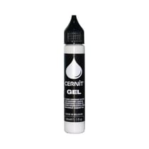 Gel polymère - Pâte à modeler - Liquide - À cuire - Blanc - 30ml - Cernit