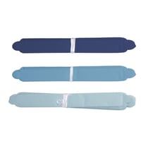 Pompons en papier , 35cm couleurs assorties, 3pces, tons bleus