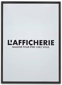 Cadre aluminium noir | A3 : 29,7x42cm