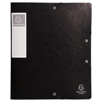 Boite de classement Cartobox Dos 60mm Carte lustrée - A4 - Noir - x 10 - Exacompta
