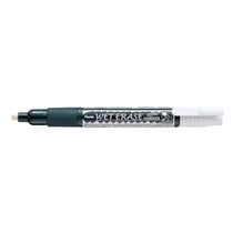 Lot de 12 marqueurs craie liquide - PENTEL - Pointe biseautée 0,6-4 mm - Blanc