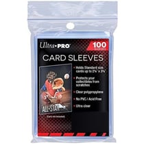 100 protèges cartes standards transparent 63,5 x 88,9 mm - card sleeves ultrapro - accessoires carte à collectionner