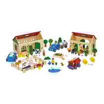 Ma ferme en bois avec accessoires