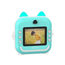 Appareil Photo Enfant Instantané HD Imprimante Thermique Vidéo 32G Bleu YONIS