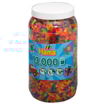 Pot de 13000 perles fluorescentes à repasser