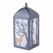 Gabarit de découpe pour machine Sizzix - Lampions Woodland Lantern - Kath Breen