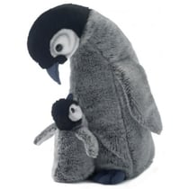 Peluche maman pingouin avec son bebe 30 cm - wwf - 15189