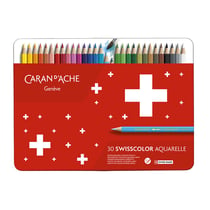 Boite de 30 crayons de couleur permanents - Carand'Ache