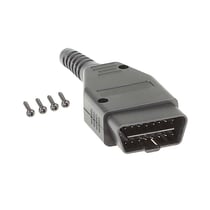 Cosses à souder droite ACV pour prise OBD - Noir