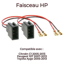 Adaptateur haut-parleurs voiture ACV Citroen Peugeot Toyota - Paire