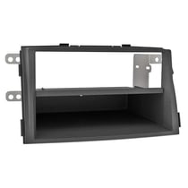 Adaptateur façade 2-DIN avec vide poche ACV - Noir - pour Kia Sorento 2009+