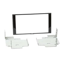 Adaptateur façade autoradio 2-DIN ACV Nissan Micra Note noir piano 2013+