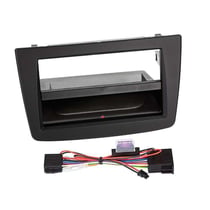Adaptateur façade 2-DIN ACV Inbay soft touch - Noir - Alfa Romeo Mito 2008->