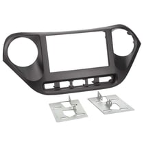 Adaptateur façade 2-DIN ACV Hyundai i10 - Noir - Depuis 11/2013