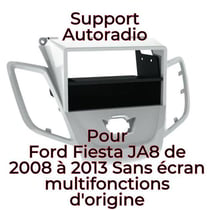 Adaptateur façade autoradio 2-DIN ACV vide poche Ford Fiesta 2008 gris