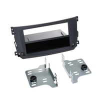Adaptateur façade 2-DIN ACV Smart ForTwo 2010 - Noir avec vide-poche