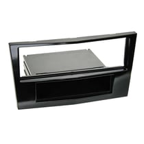 Adaptateur façade 1-DIN ACV vide poche Opel New noir piano