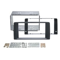 Adaptateur façade autoradio 2-DIN soft touch ACV - Noir - MAN TGX 2007+