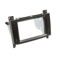 Adaptateur façade 2-DIN ACV Mercedes Classe A B Vito - Noir