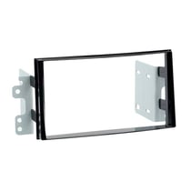 Adaptateur façade 2-DIN ACV Kia Carens 2011 - Noir piano
