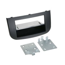 Adaptateur façade 2-DIN MITSUBISHI Colt 2008 vide poche - Noir